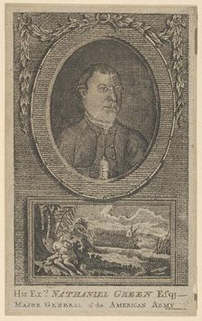 His Excellency Nathaniel Green, Esq., Major General of the American Army, 1781. Creator: John Norman