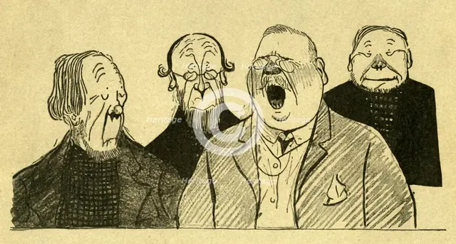 'His Favourite Hymn', early 20th century.  Creator: Albert Engstrom.