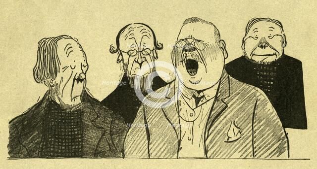 'His Favourite Hymn', early 20th century.  Creator: Albert Engstrom.