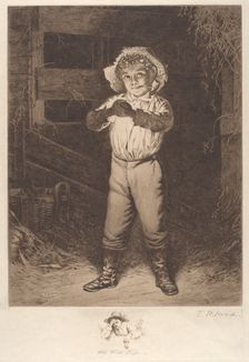 His First Pipe, 1886. Creator: Thomas Waterman Wood