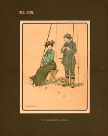 His Girl, The Angler's Catch. Creator: Victor Venner