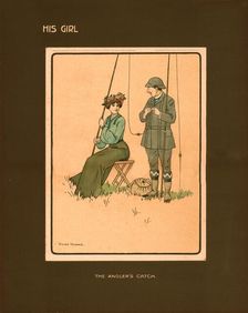 His Girl, The Angler's Catch. Creator: Victor Venner