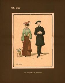 His Girl, The Curate's Prayer. Creator: Victor Venner