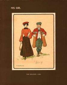 His Girl, The Golfer's Link. Creator: Victor Venner