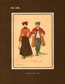His Girl, The Golfer's Link. Creator: Victor Venner