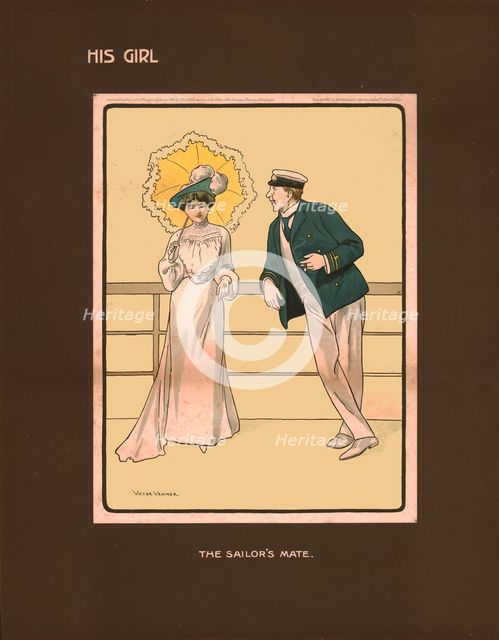 His Girl, The Sailor's Mate.  Creator: Victor Venner.
