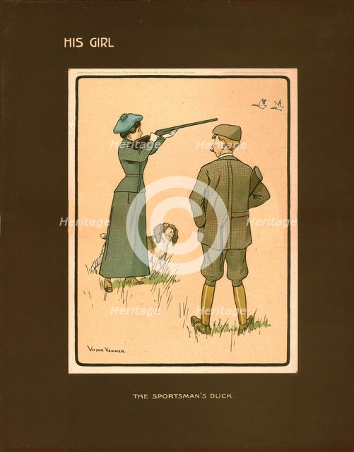 His Girl, The Sportsman's Duck.  Creator: Victor Venner.