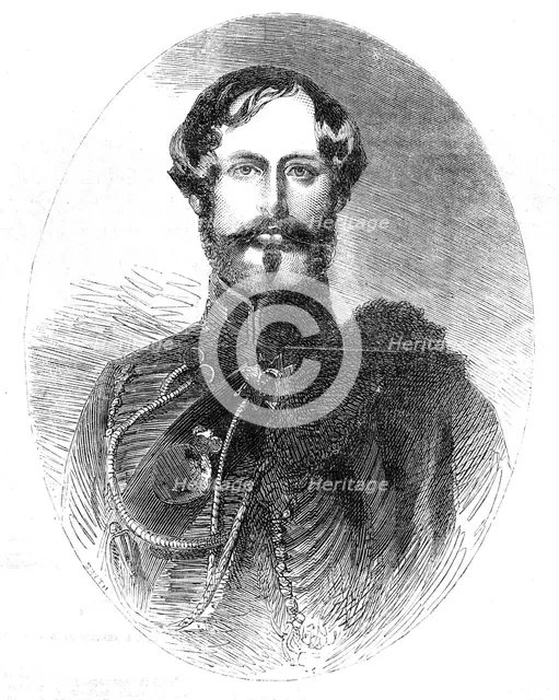 His Grace the Duke of Leeds, Mover of the Address to Her Majesty, in the House of Lords..., 1854. Creator: Unknown.