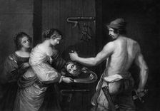 His head was brought in a charger, and given to the damsel mid 19th century. Creator: WH Egleton