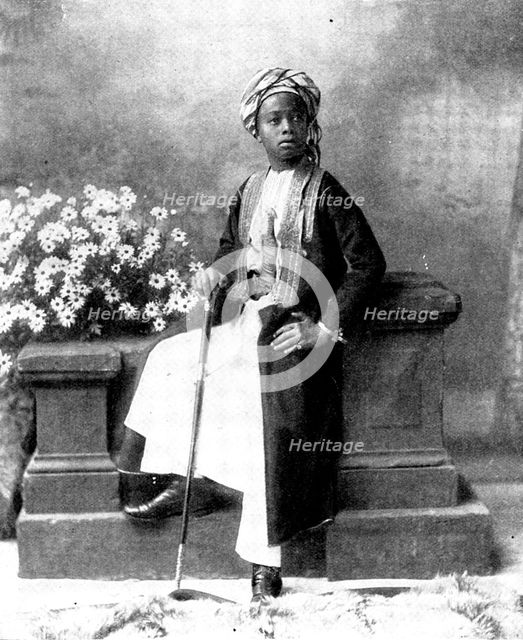 His Highness Seyyid Ali, son of the Sultan of Zanzibar, 1898. Creator: Gunn & Stuart.