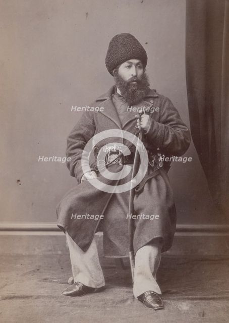 His Highness the Amir Shere Ali, c1878. Creator: John Burke.
