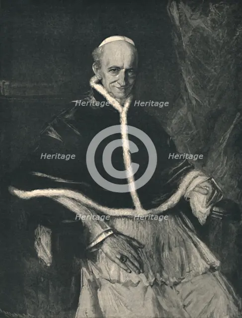 'His Holiness Pope Leo XIII', 1886. Artist: Franz von Lenbach.