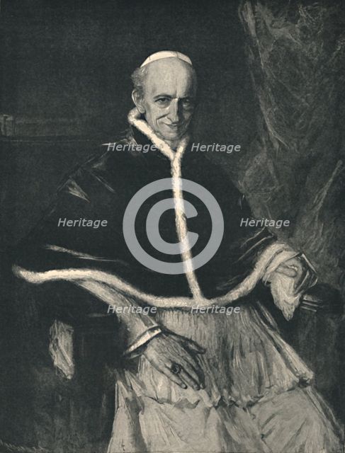 'His Holiness Pope Leo XIII', 1886. Artist: Franz von Lenbach.