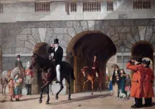 His Last Return from Duty 1853. Artist: James William Glass