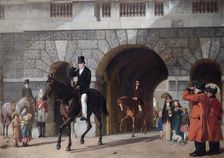 His Last Return from Duty 1853. Artist: James William Glass