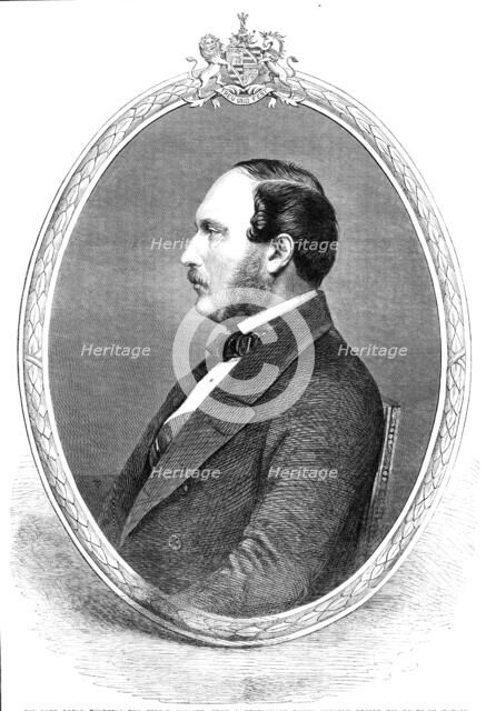 His late Royal Highness the Prince Consort, from a photograph taken shortly before... 1861. Creator: Unknown.