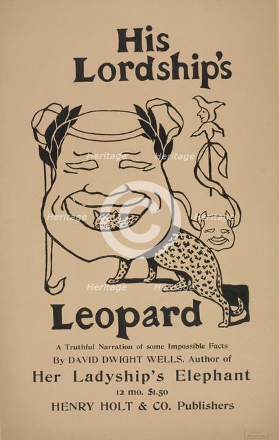 His lordship's leopard, c1895 - 1911. Creator: Unknown.