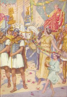 His progress was as that of a king c1912 (1912). Artist: Ernest Dudley Heath