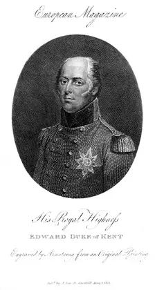 His Royal Highness Edward, Duke of Kent 1801. Artist: Armstrong
