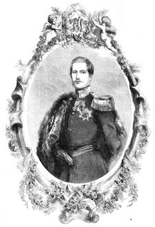 His Royal Highness Frederic William, Prince of Prussia - painted by Winterhalter, 1856. Creator: Smyth