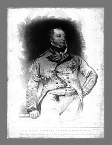 His Royal Highness Frederick, Duke of York c1820s. Artist: J Wright
