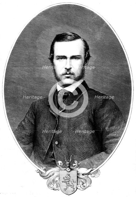 His Royal Highness Prince Louis of Hesse-Darmstadt, 1862. Creator: Unknown.