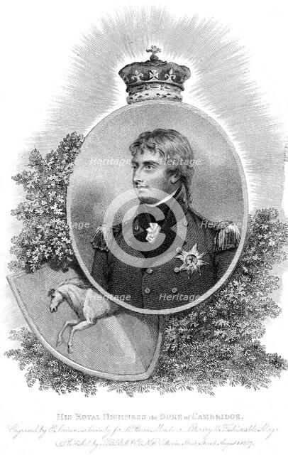 His Royal Highness the Duke of Cambridge, 1807. Artist: Scriven