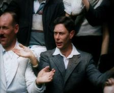 His Royal Highness the Duke of York and Another Man Singing, 1933. Creator: British Pathe Ltd
