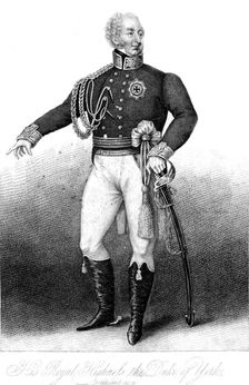 His Royal Highness the Duke of York c19th century.Artist: Anthony Cardon