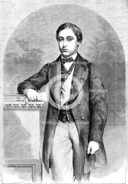 His Royal Highness the Prince of Wales - from a photograph by John Watkins, 1860. Creator: Unknown.