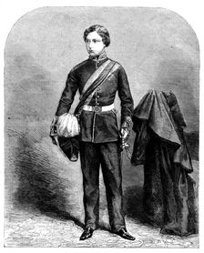 His Royal Highness the Prince of Wales, in his Uniform as Colonel in the Army, 1858. Creator: Unknown