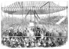 His Royal Highness the Prince of Wales laying the first stone of the Lambeth School of Art, 1860. Creator: Unknown