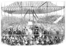 His Royal Highness the Prince of Wales laying the first stone of the Lambeth School of Art, 1860. Creator: Unknown