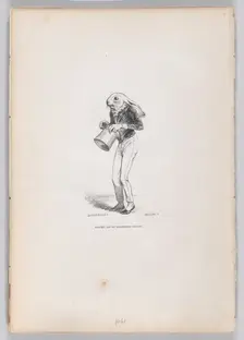 His son, who looked like him in every way ... from Scenes from the Private and Publ..., ca. 1837-47. Creator: Louis-Henri Brevière