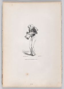 His son, who looked like him in every way ... from Scenes from the Private and Publ..., ca. 1837-47. Creator: Louis-Henri Brevière