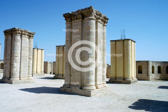 Hisham's Palace, Jericho, West Bank, Palestine. Creator: Vivienne Sharp.