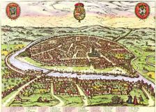 Hispalis (Seville) From Civitates Orbis Terrarum
