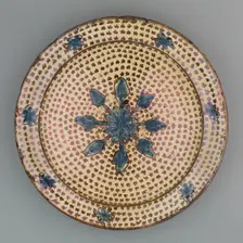 Hispano-Moresque Plate, Spain, 1500/1650. Creator: Unknown