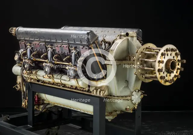 Hispano-Suiza 12YCRS V-12 Engine, ca. 1932. Creator: Hispano-Suiza.