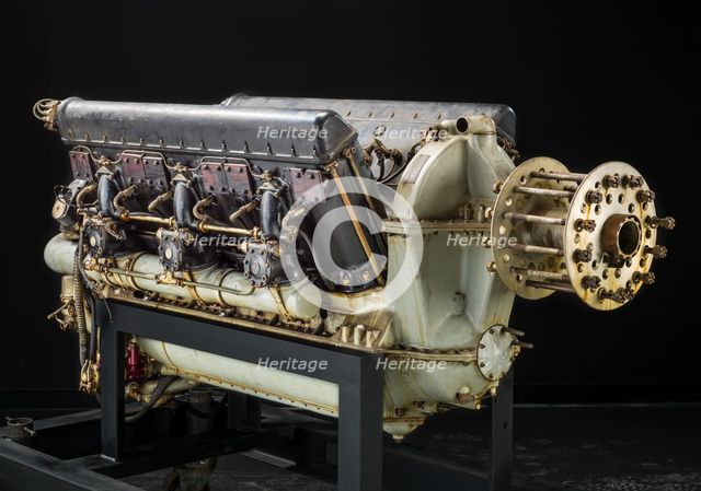 Hispano-Suiza 12YCRS V-12 Engine, ca. 1932. Creator: Hispano-Suiza.