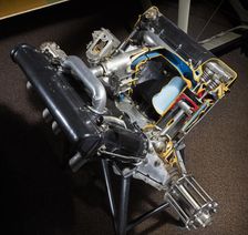 Hispano-Suiza A (Wright-Martin) V-8 Engine, 1918. Creator: Wright Aeronautical