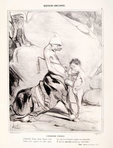 Histoire Ancienne. L éducation d'Achile, c1843. Creator: Honore Daumier