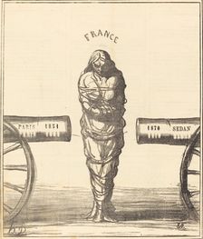 Histoire d'un règne, 1870. Creator: Honore Daumier