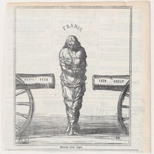 Histoire d'un règne, 1870. Creator: Honore Daumier
