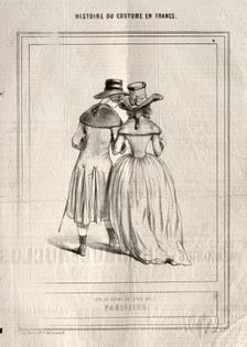 Histoire du Costume en France: Parisiens, 1843. Creator: Paul Gavarni (French, 1804-1866)