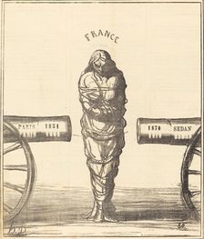 Histoire d'un règne, 1870. Creator: Honore Daumier