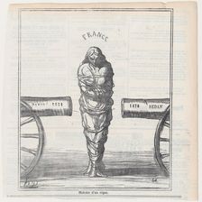 Histoire d'un règne, 1870. Creator: Honore Daumier
