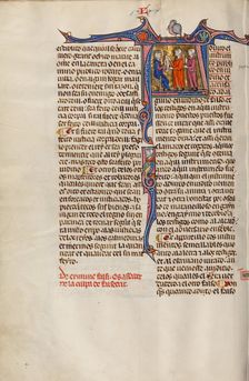Historiated Initial from a Gradual, about 1430-1440. Creator: Master of the Cypresses