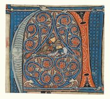 Historiated Initial from an antiphonal, about 1260-1270. Creator: Unknown