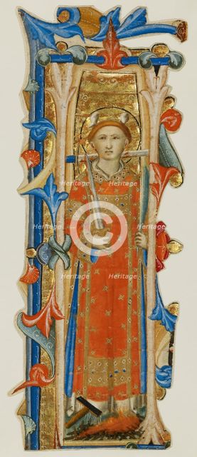 Historiated Initial from an Antiphonal, third quarter of 14th century. Creator: Lippo Vanni.